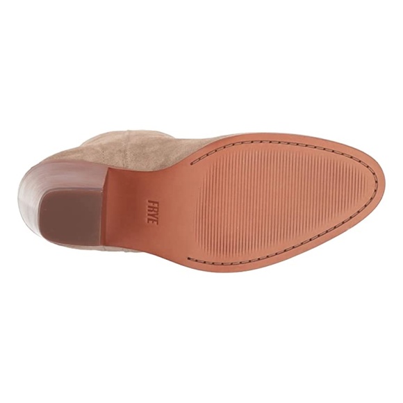 ✨FRYE✨ NWOB Cameron Suede Ankle Boot Bootie in Beige Sz US 9.5M - Picture 9 of 9